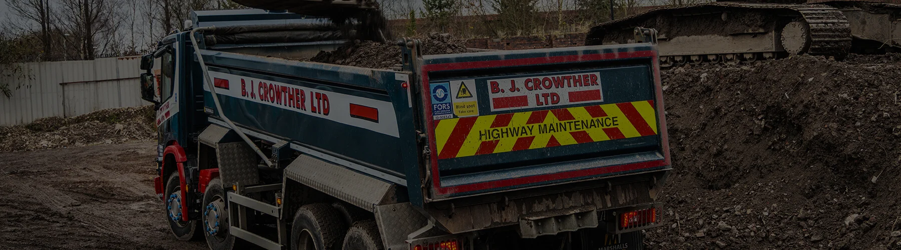 BJ Crowther Ltd, tipper hire Manchester